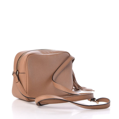 Gucci Pebbled Calfskin Small Soho Disco Bag Camelia 3 of 8