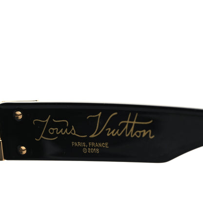 Louis Vuitton Acetate 1.1 Millionaires Sunglasses Z1165W Black 6 of 6