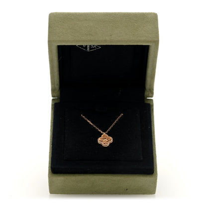 Van Cleef & Arpels 18K Rose Gold Sweet Alhambra Pendant Necklace 5 of 5