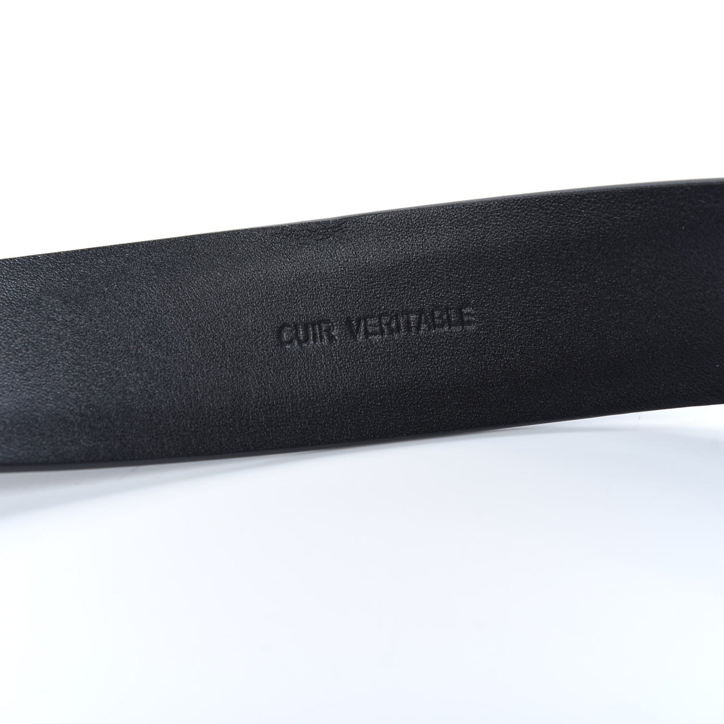 Calfskin CC Chain Belt 75 30 Black