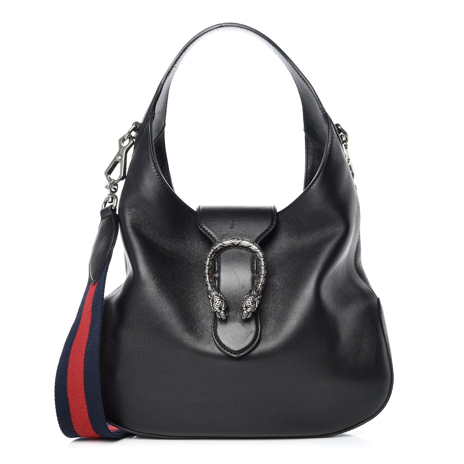 Gucci Calfskin Web Small Dionysus Hobo Black 1 of 10