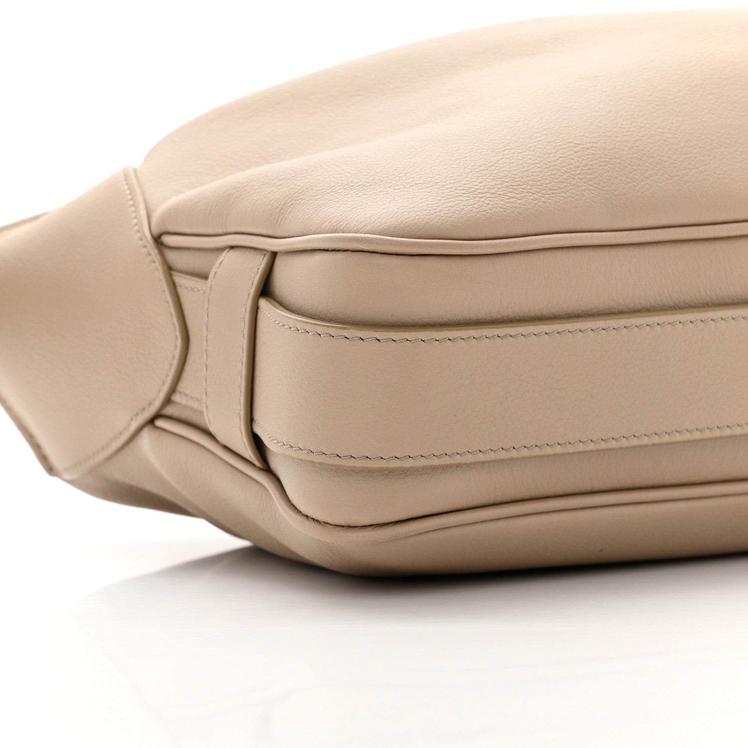 Celine Supple Calfskin Medium Romy Shoulder Bag Safari 8 of 9