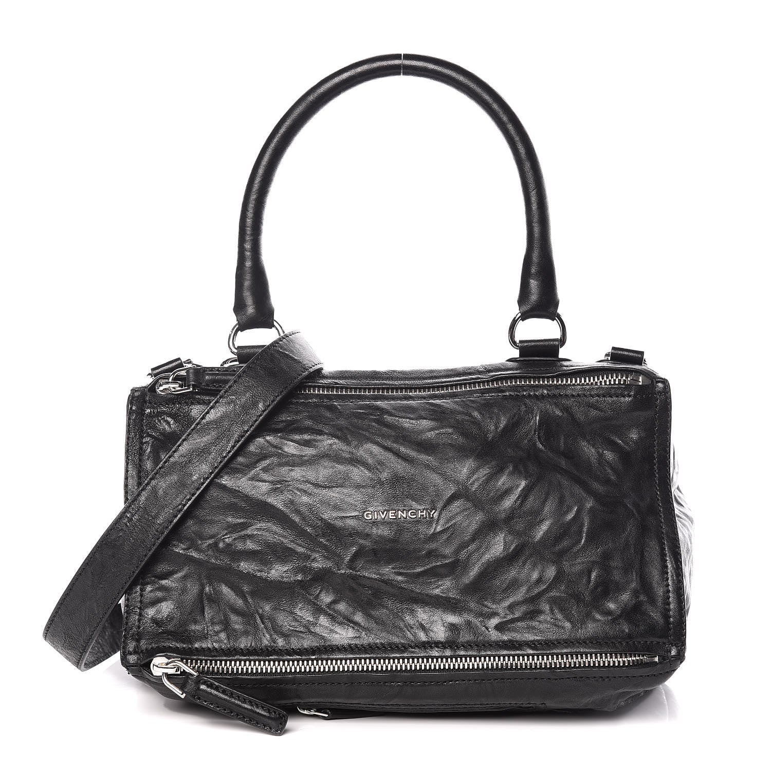 Givenchy Tumbled Sheepskin Medium Pandora Black 1 of 10