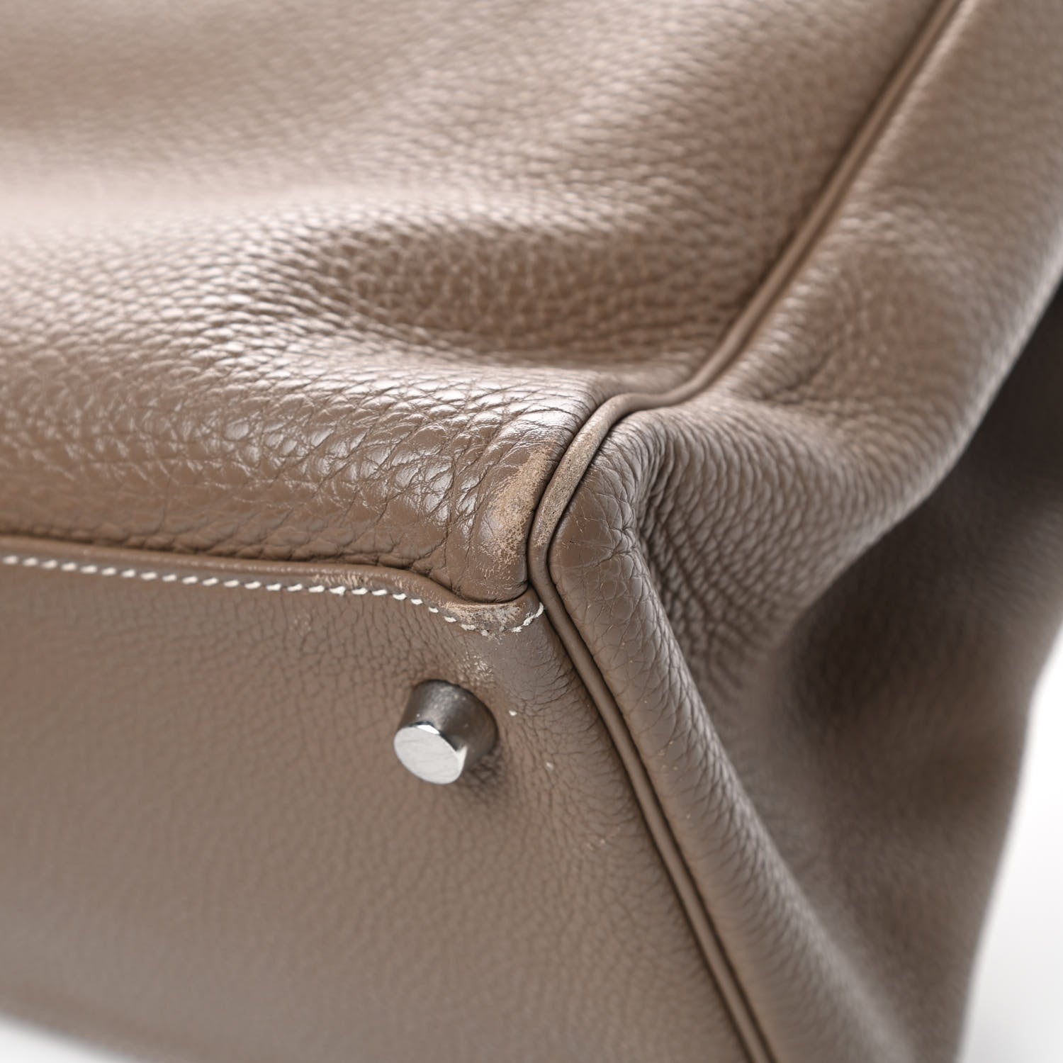 Hermes Togo Kelly Retourne 40 Etoupe 11 of 21
