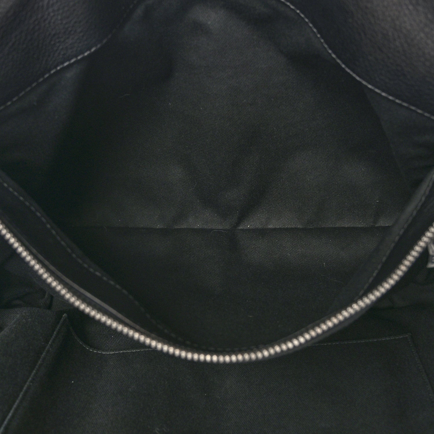 Chanel Calfskin Quilted Shopping Tote Black 5 of 11