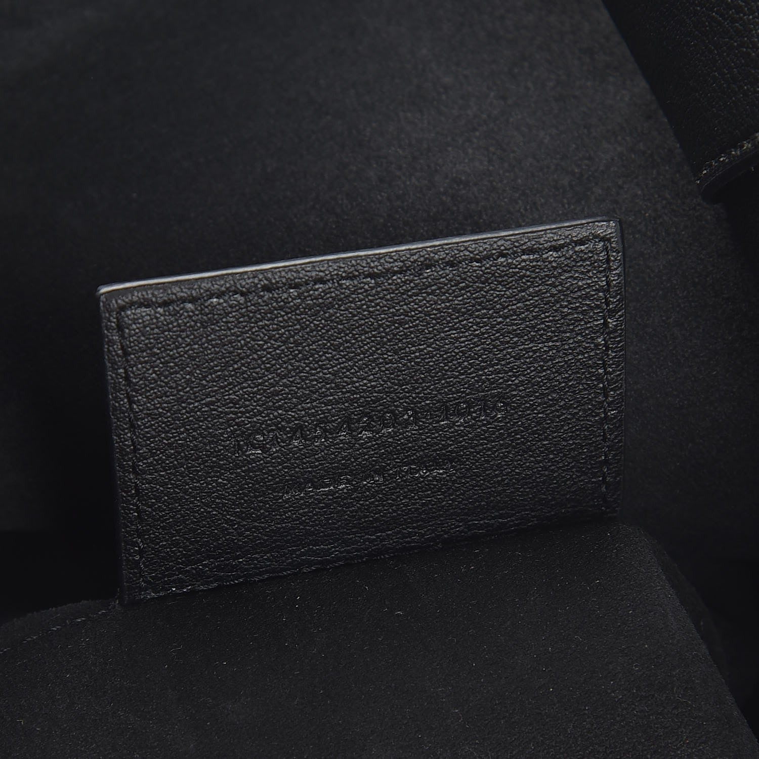 Saint Laurent Calfskin Medium Shopping Tote Black 7 of 7