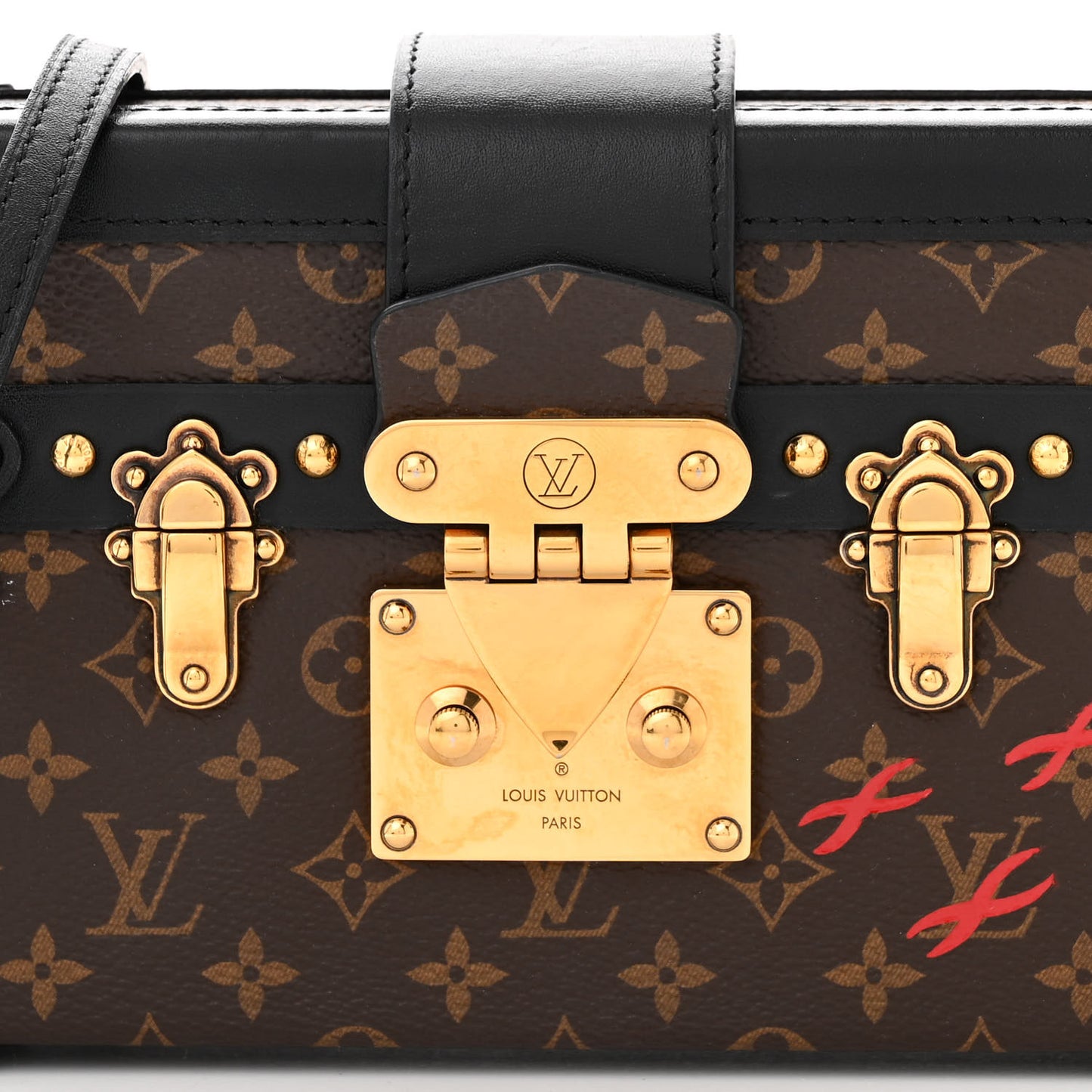 Monogram Petite Malle Black