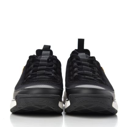Chanel Velvet Calfskin Mixed Fibers CC Sneakers 38.5 Black 2 of 17