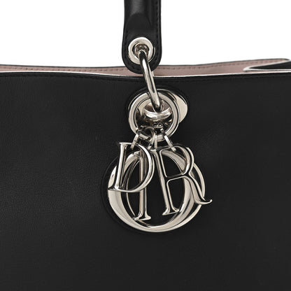 Christian Dior Smooth Calfskin Medium Diorissimo Tote Black Rose Poudre 8 of 12