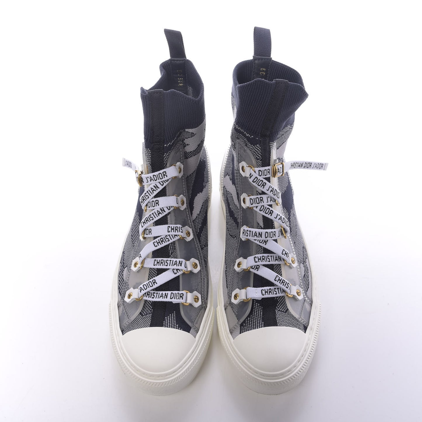 Technical Knit High Top Sneakers 38.5