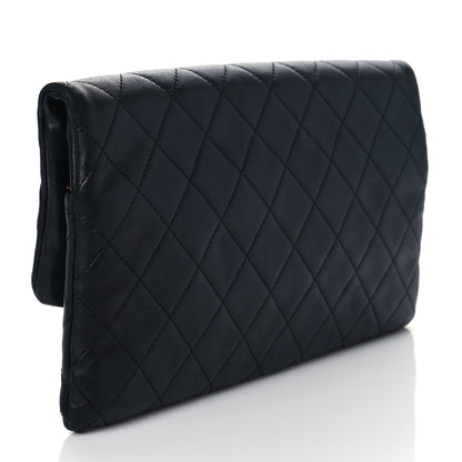 Chanel Lambskin Quilted CC Beauty Clutch Black 3 of 9