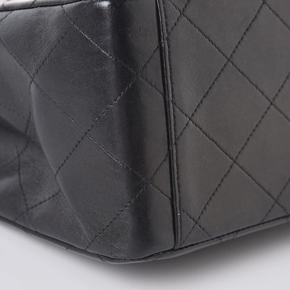 Chanel Lambskin Quilted XL Jumbo Single Flap Black 12 of 14