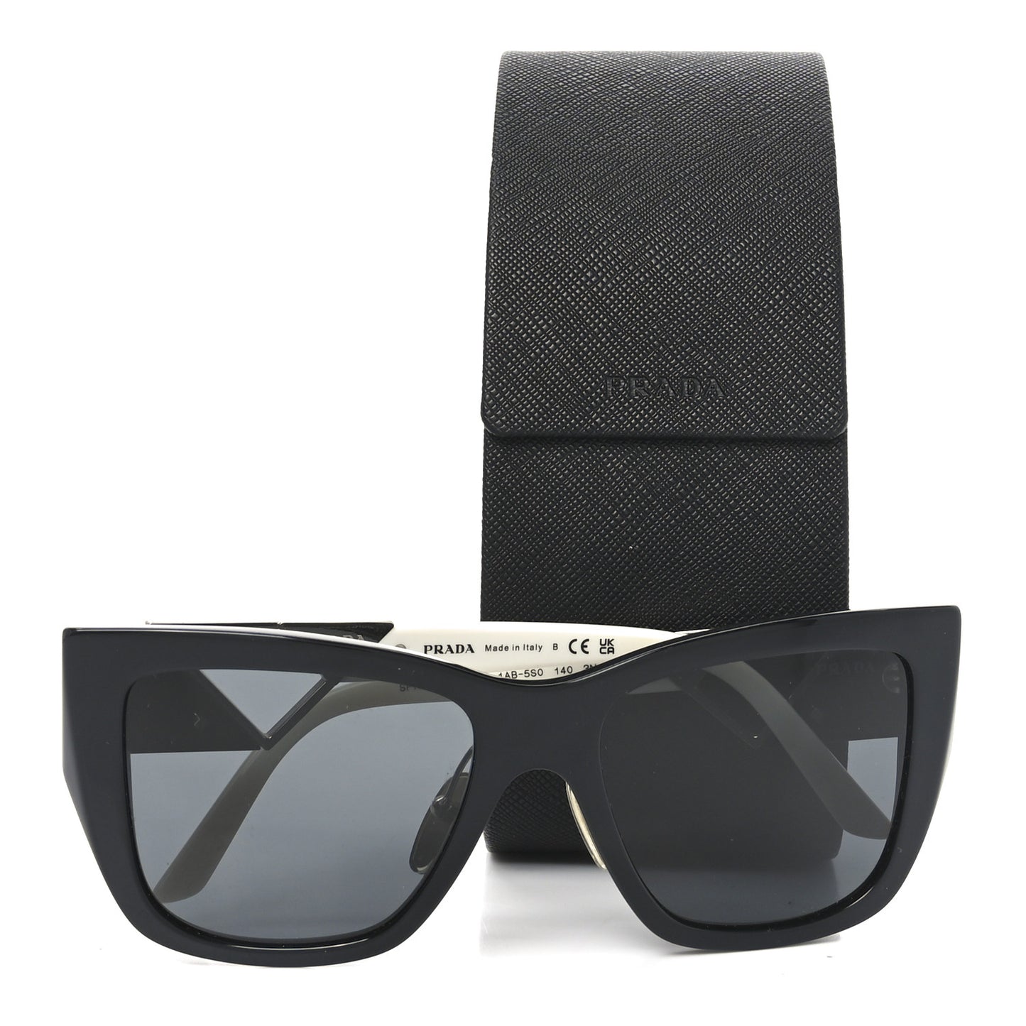 Triangle Sunglasses SPR 21Y Black White