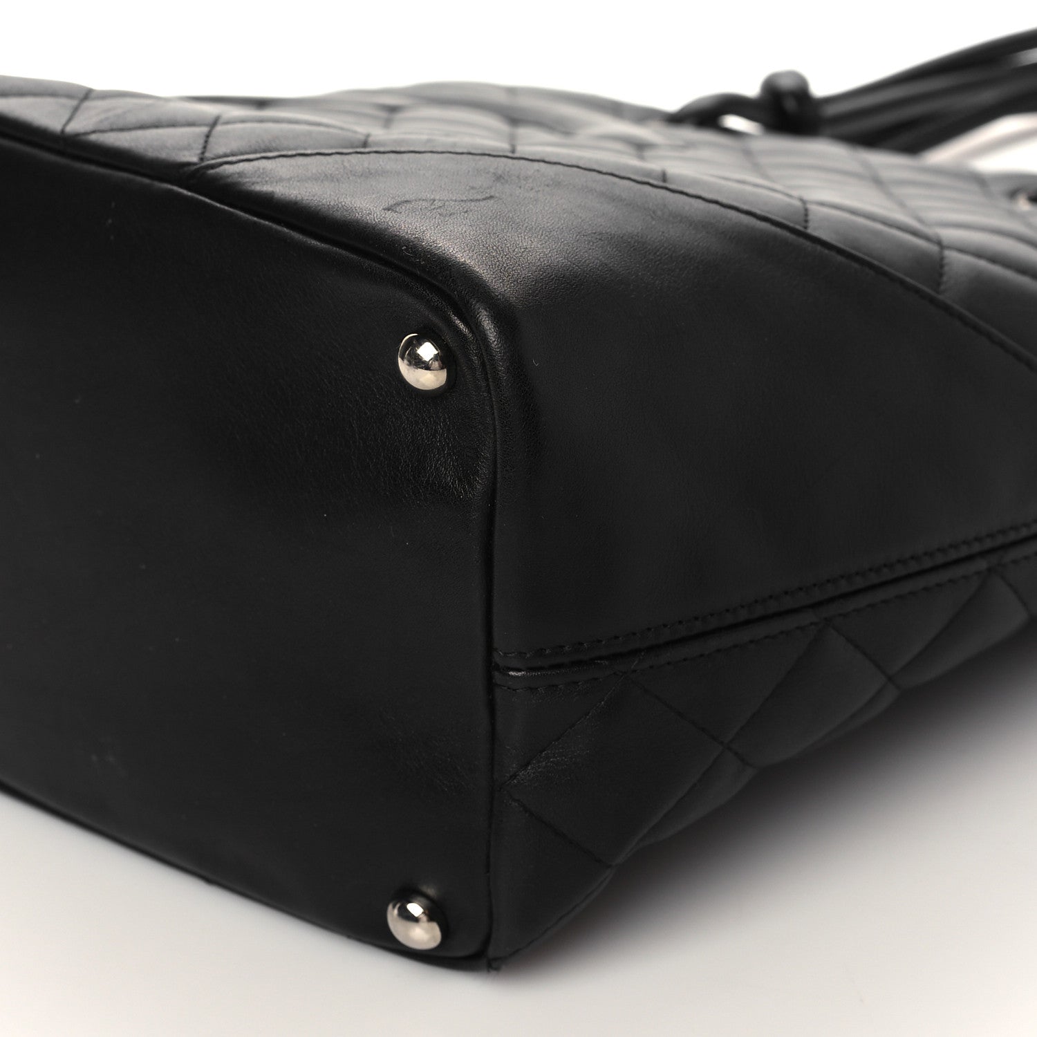 Chanel Calfskin Quilted Medium Cambon Tote Black 8 of 9