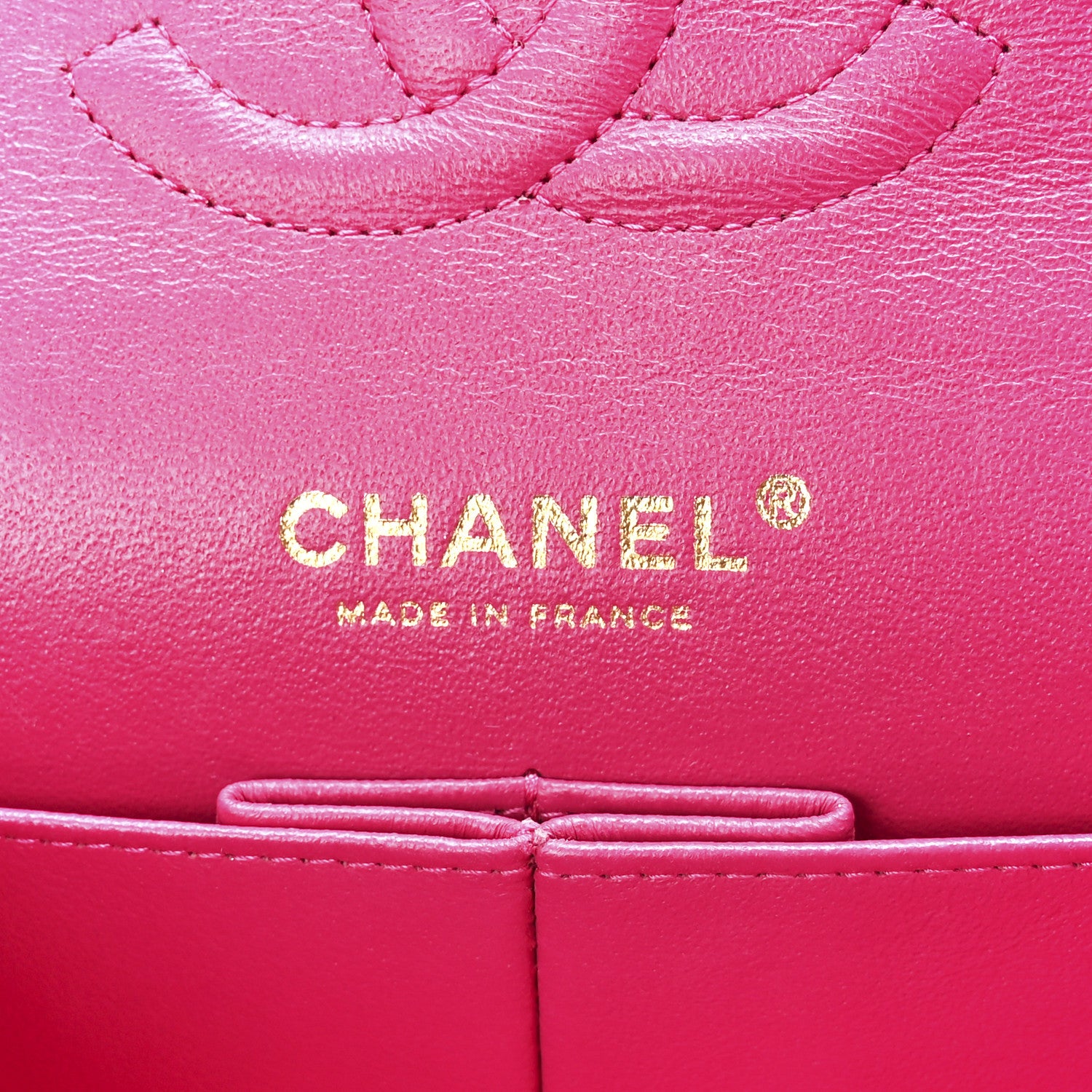 Chanel Velvet Quilted Medium Double Flap Pink 6 of 12