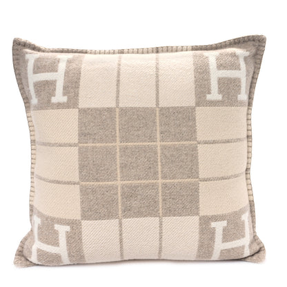 Hermes Wool Cashmere Avalon III Pillow PM Coco Camomille 1 of 3