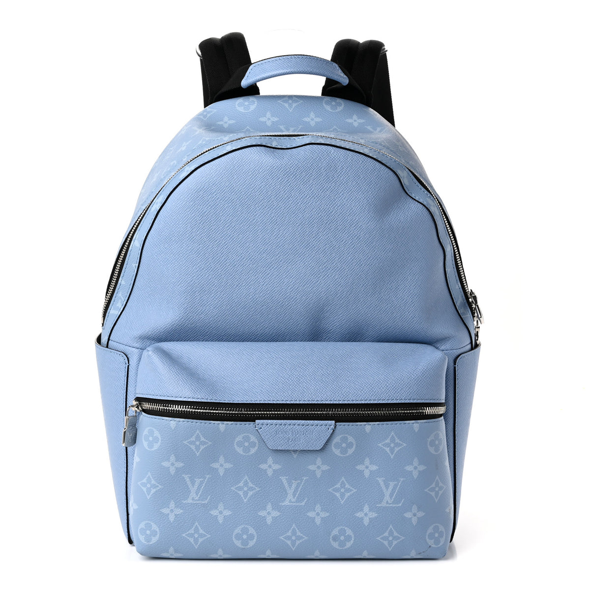 Taiga Monogram Discovery Backpack PM Blue Lagoon