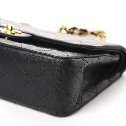 Chanel Lambskin Quilted Medium Double Flap Black 7 of 12