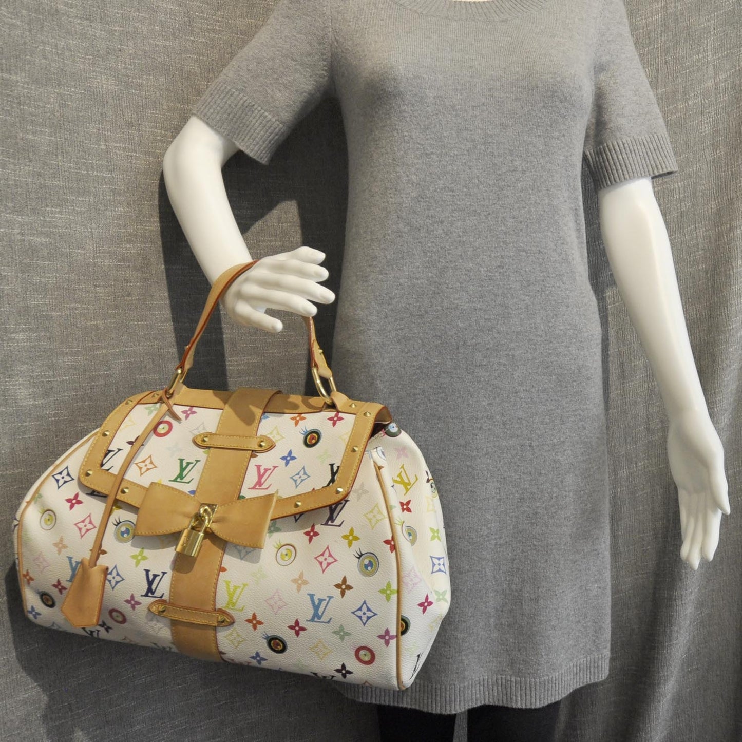 Monogram Multicolor Murakami Eye Love You White