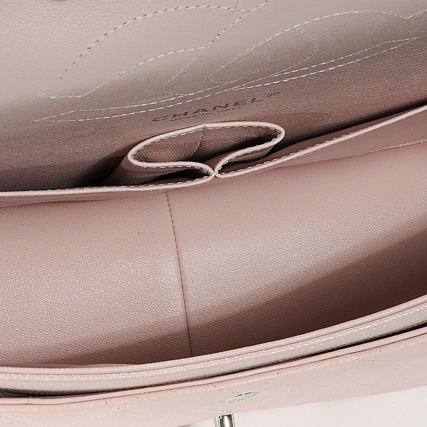 Caviar Jumbo Double Flap Pink