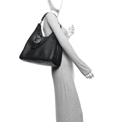 Louis Vuitton Mahina Carmel Hobo Black 2 of 10