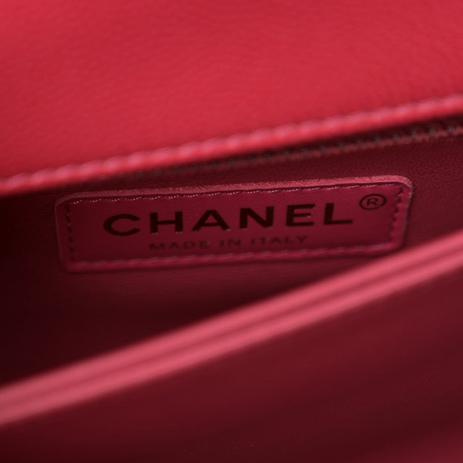 Chanel Caviar Quilted Mini Coco Handle Flap Dark Pink 6 of 10