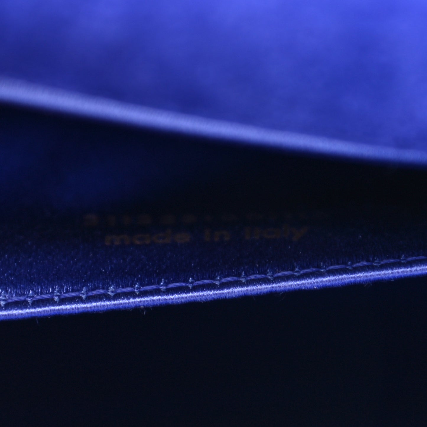 Patent Calfskin Monogram Large Belle De Jour Clutch Royal Blue