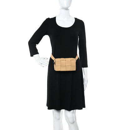 Bottega Veneta Nappa Maxi Intreccio The Belt Cassette Bag Almond 2 of 17
