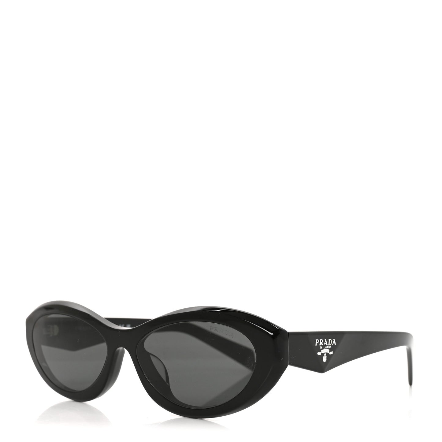 Acetate Oval Sunglasses SPR 26Z-F Black