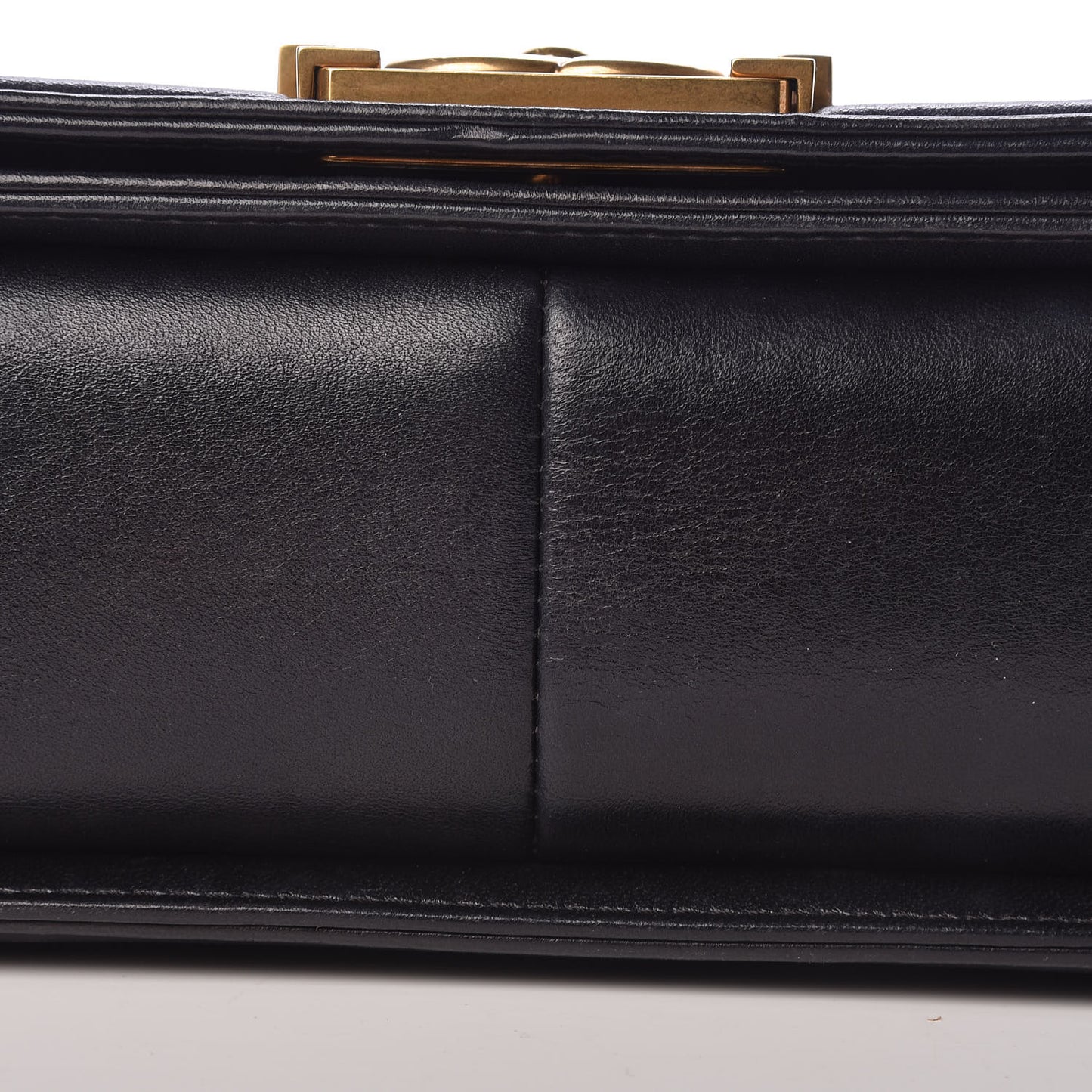 Lambskin Quilted New Medium Boy Flap Black
