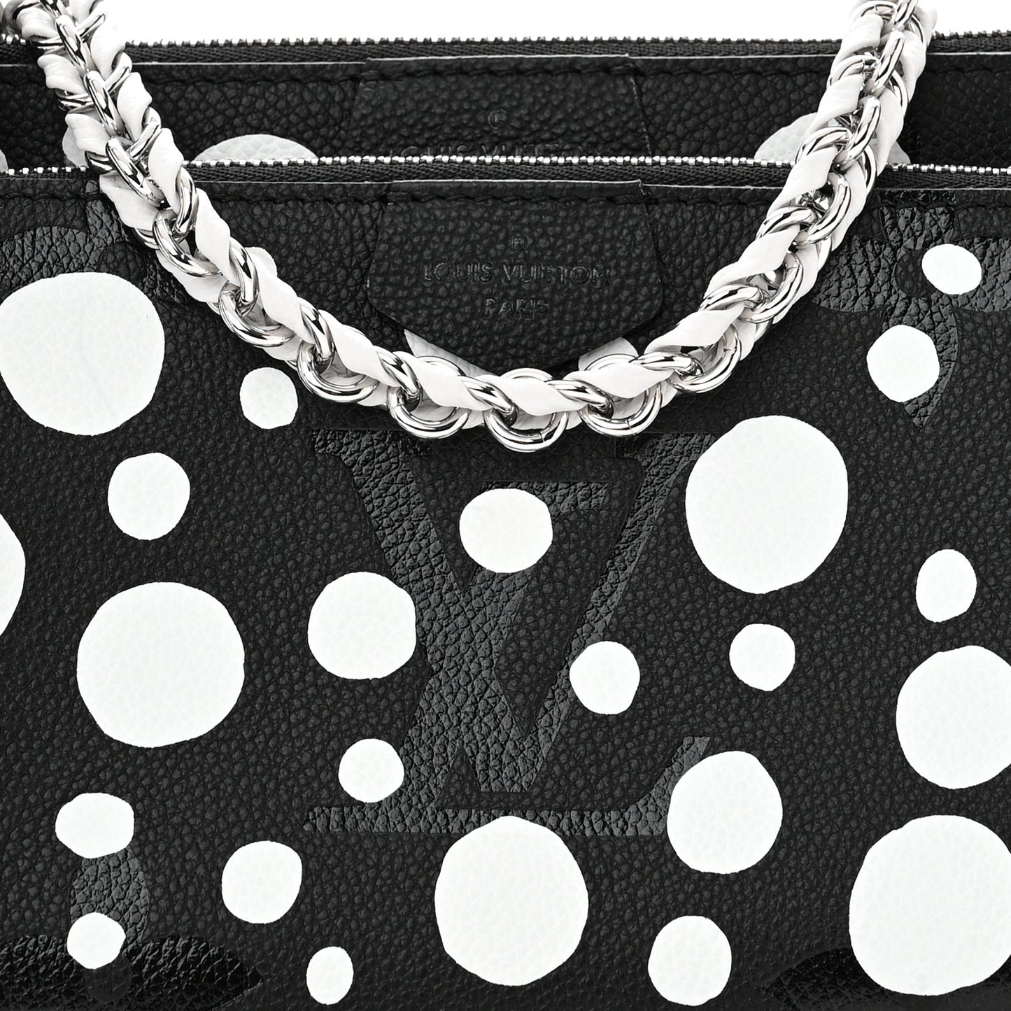 LV X YK Empreinte Multi Pochette Accessories Black White