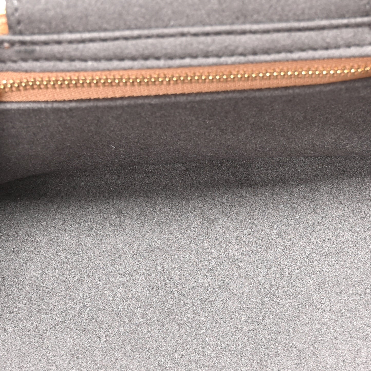 Calfskin JC Vanity Case With Chain Caramel