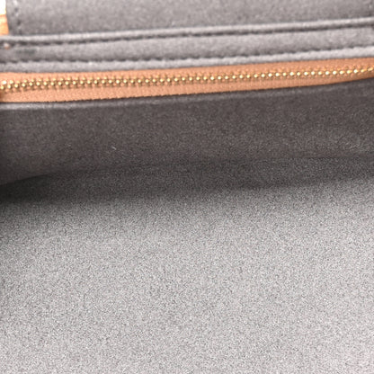 Jimmy Choo Calfskin JC Vanity Case With Chain Caramel 5 of 9