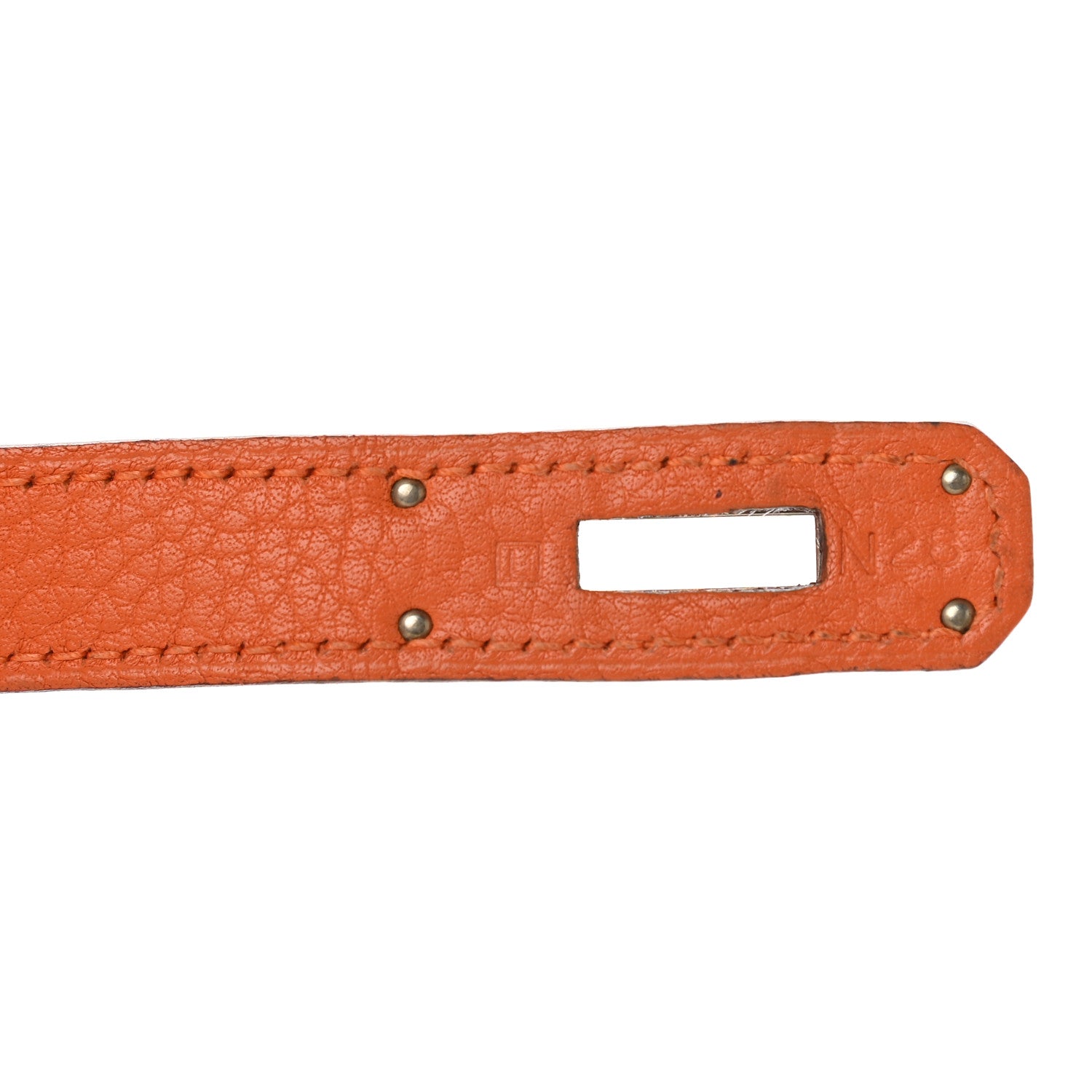 Hermes Togo Kelly Retourne 35 Orange 8 of 14