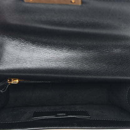 Tom Ford Shiny Goatskin Medium 001 Top Handle Bag Black 5 of 13