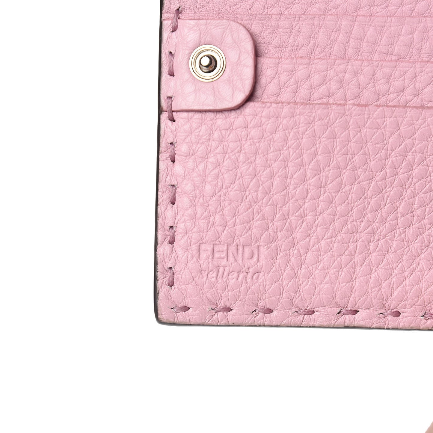 Cuoio Romano Selleria Peekaboo Compact Wallet Acquerello