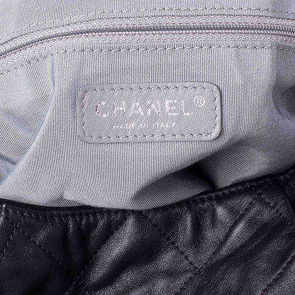 Chanel Calfskin Coco Pleats Hobo Black 7 of 9