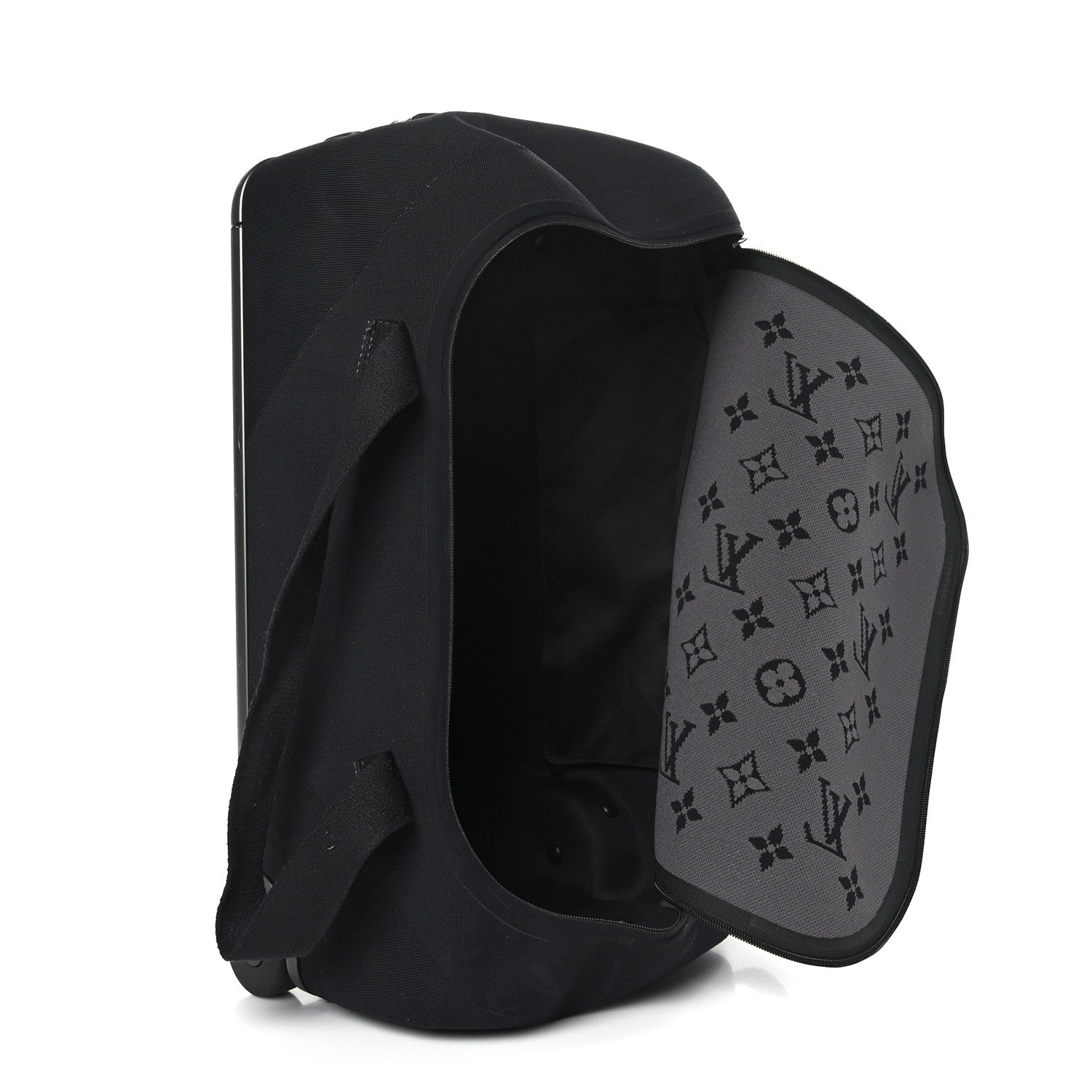 Louis Vuitton Knit Monogram Eclipse Horizon Soft Duffle 55 6 of 11