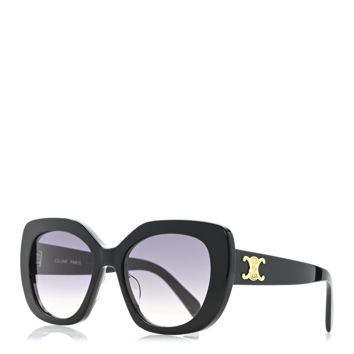 Acetate Triomphe 01 Square Sunglasses CL 40226U Black