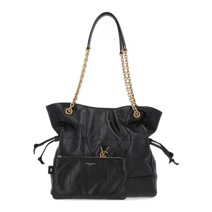 Saint Laurent Lambskin Small Jamie Shopping Tote Black 4 of 11