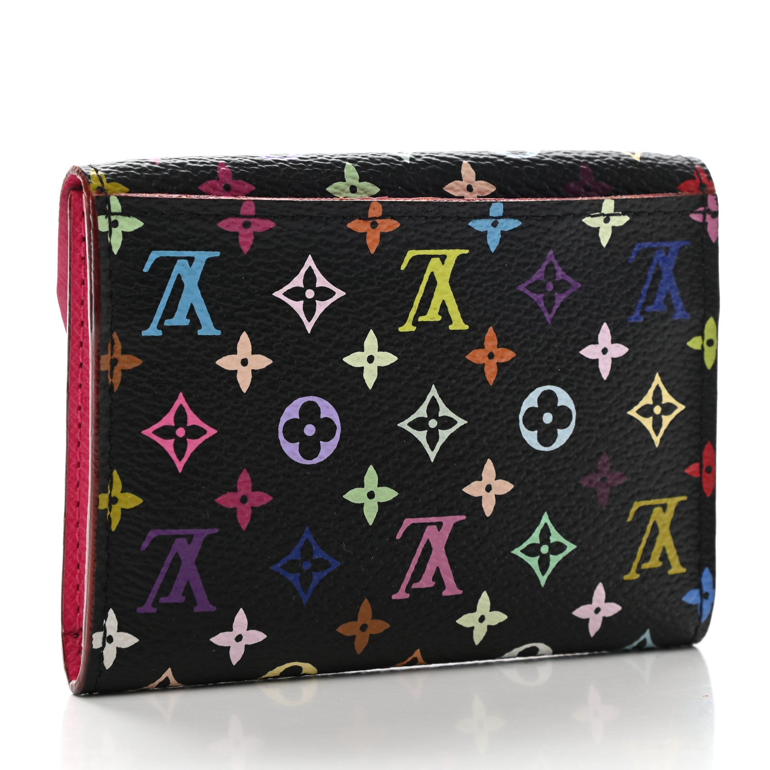 Louis Vuitton Monogram Multicolor Business Card Holder Black Grenade 3 of 7