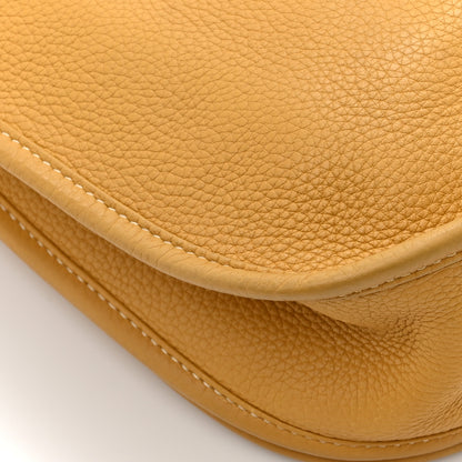 Hermes Taurillon Clemence Amazone Evelyne II GM Curry 14 of 18
