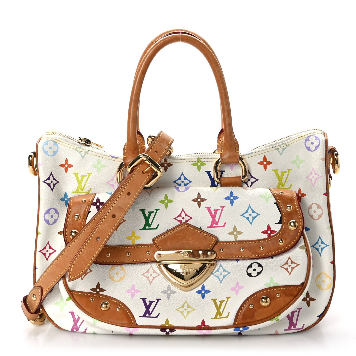 Louis Vuitton Monogram Multicolor Rita White 1 of 10