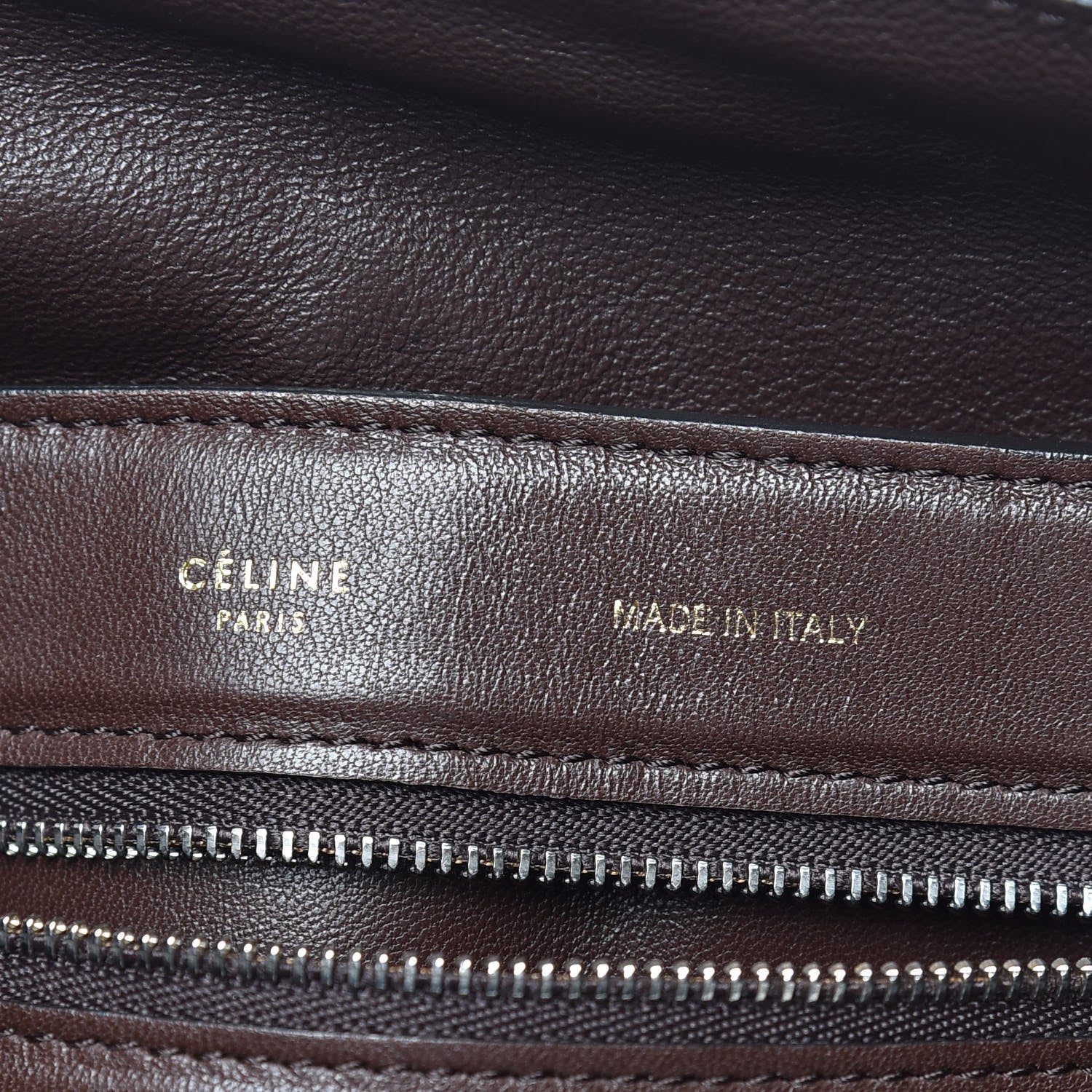 Celine Calf Hair Leopard Print Zip Gusset Cabas 10 of 11