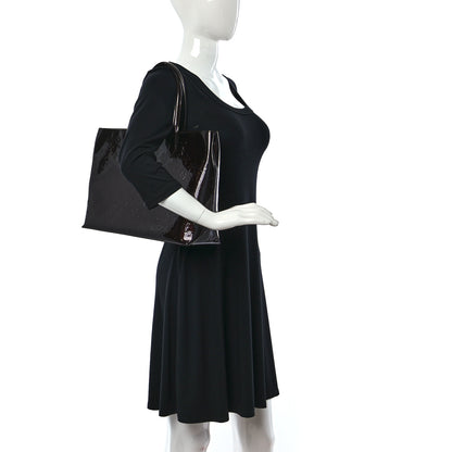 Louis Vuitton Vernis Wilshire MM Amarante 2 of 8
