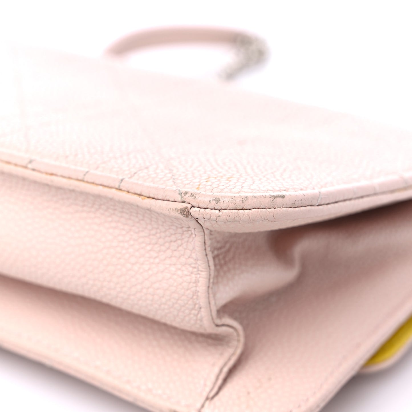 Grained Calfskin Cannage Miss Dior Promenade Pink Yellow
