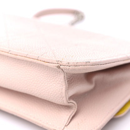 Christian Dior Grained Calfskin Cannage Miss Dior Promenade Pink Yellow 10 of 17