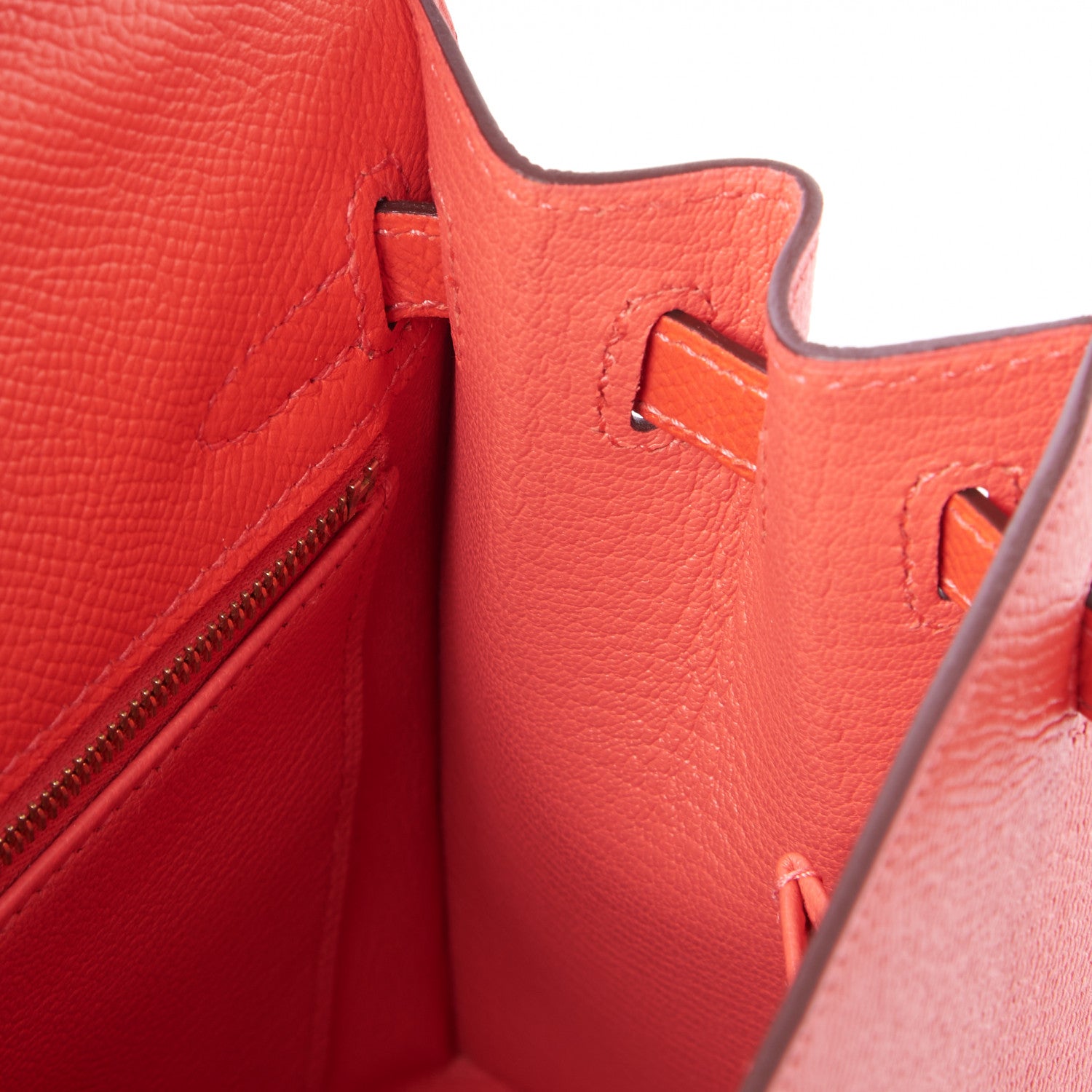 Hermes Epsom Kelly Sellier 25 Rouge Pivoine 18 of 33