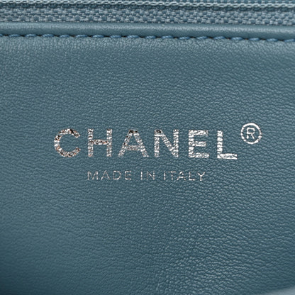 Chanel Sequin Large Waterfall Flap Light Blue 6 of 12