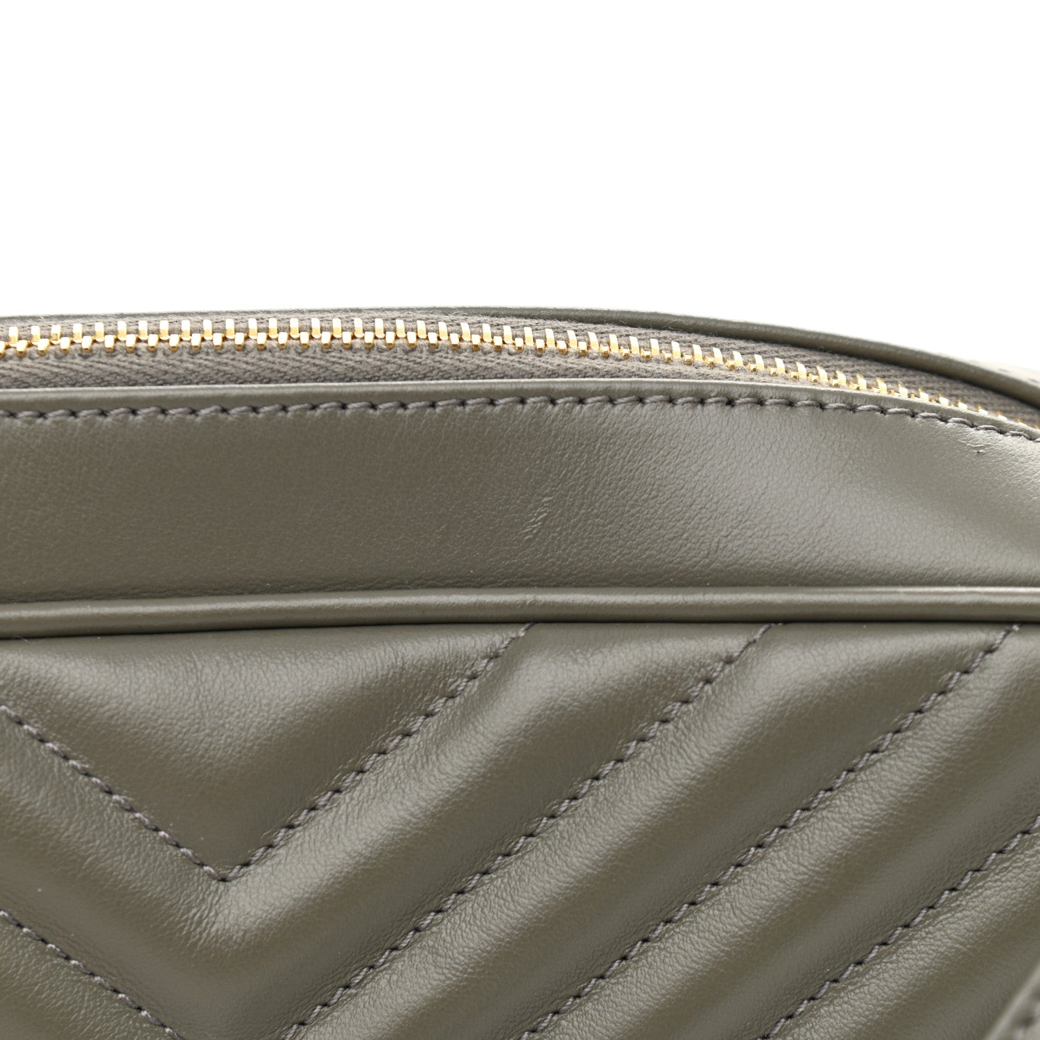 Saint Laurent Calfskin Matelasse Monogram Lou Camera Bag Seaweed 11 of 11